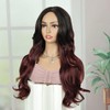Black Red Wig