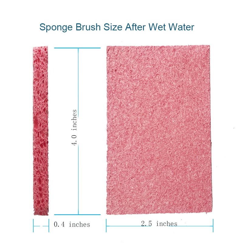 12PCS Cleaning Sponge，2.5X4.0 inches, Kitchen DishSponge, Cleaning Scrub Color Sponge,