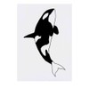 'Killer Whale' Temporary Tattoo - Water Resistant, Skin-Safe, Non-Toxic Transfer