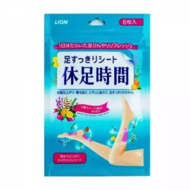 BTM 라이온 휴족시간 발 다리 쿨링 시트 12매 BTM Lion Foot Cooling Sheets 12 Sheets