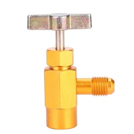 Fydun Can Tap Valve Refrigerant Dispenser Tool Brass with Adapter For R-134a R-134 AC Refrigerant Tap 1/2" Thread Valve Tool
