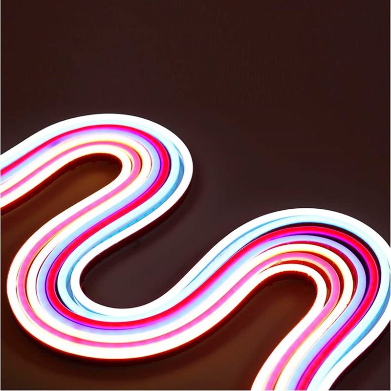 Wisada 5V LED Neon Light with Push Button On/Off [4m,
