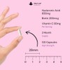 Hyaluronic Acid Capsules - Skin, Hair & Joint, 120 Capsules,