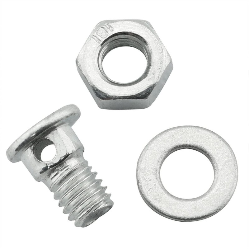 ZRM&E 8Pcs Brake Cable Regulator Clamp Lock Screw Bolt Locking