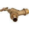 3/4" Hose Union Bib Tap Brass Outdoor Water Supply Weather-Resistant