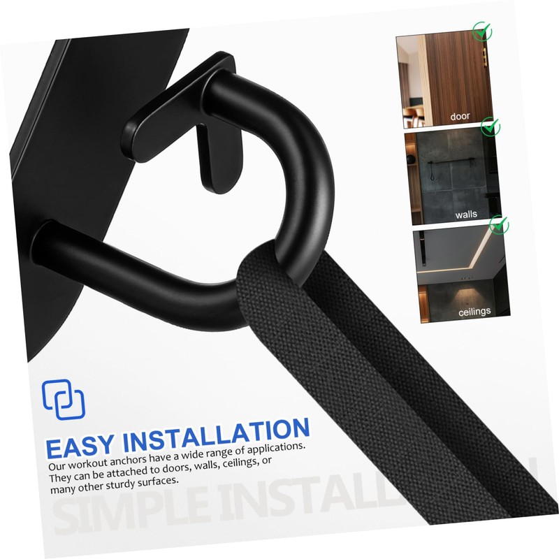 SAFIGLE 2pcs Heavy Duty Ceiling Hangers for Resistance Bands Versatile
