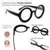 Eyekepper Paquete de 4 gafas de lectura redondas para mujer,