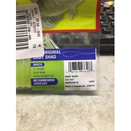 Bobby Garland Original Shad 2" Ice Out Bait NIP Pack of 18