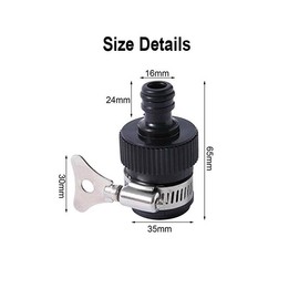Mr. Gadget's Solutions Home Universal Tap Connector Adapter Mixer Kitchen Garden Hose Pipe Joiner Fitting
