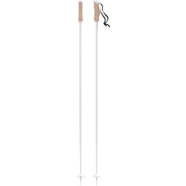 Atomic AMT Carbon Men's Ski Poles, White, 135cm