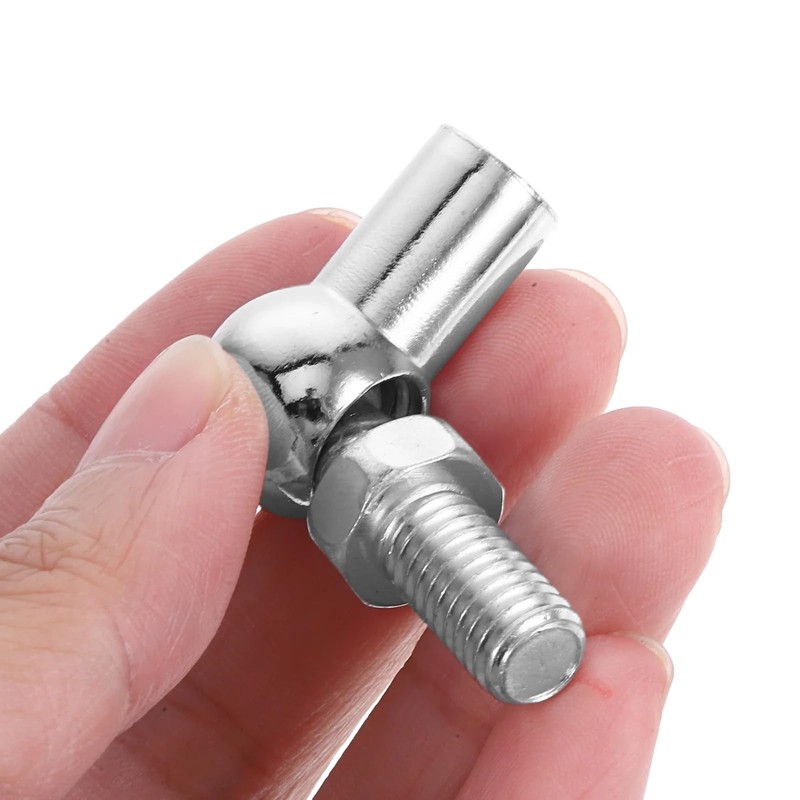 Anhoer 4Pcs M8 Angle Ball Joint M8*1.25 Ball Head Joint