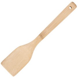 HipGirl Wooden/Bamboo Kitchen Utensils Set & Kitchen Gadgets, Kitchen Essentials Cooking Utensils, Spatulas, Spoons and Crepe Spreader (3pc Set-Spoon, Flat and Pointed Spatula)
