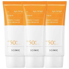 Scynic SCINIC Enjoy Daily Sun Cream SPF50+ PA++++, 3 pieces, 50ml / 싸이닉 엔조이 데일리 선크림 SPF50+ PA++++, 3개, 50ml