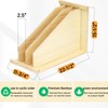 Tray Dividers for Cabinets-15"H x 22"D x 12"W,Wooden Vertical Organizer