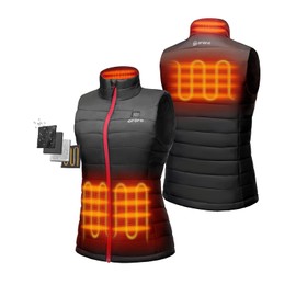 ORORO Women's Lightweight Heated Vest with Battery Pack (XX-Large)