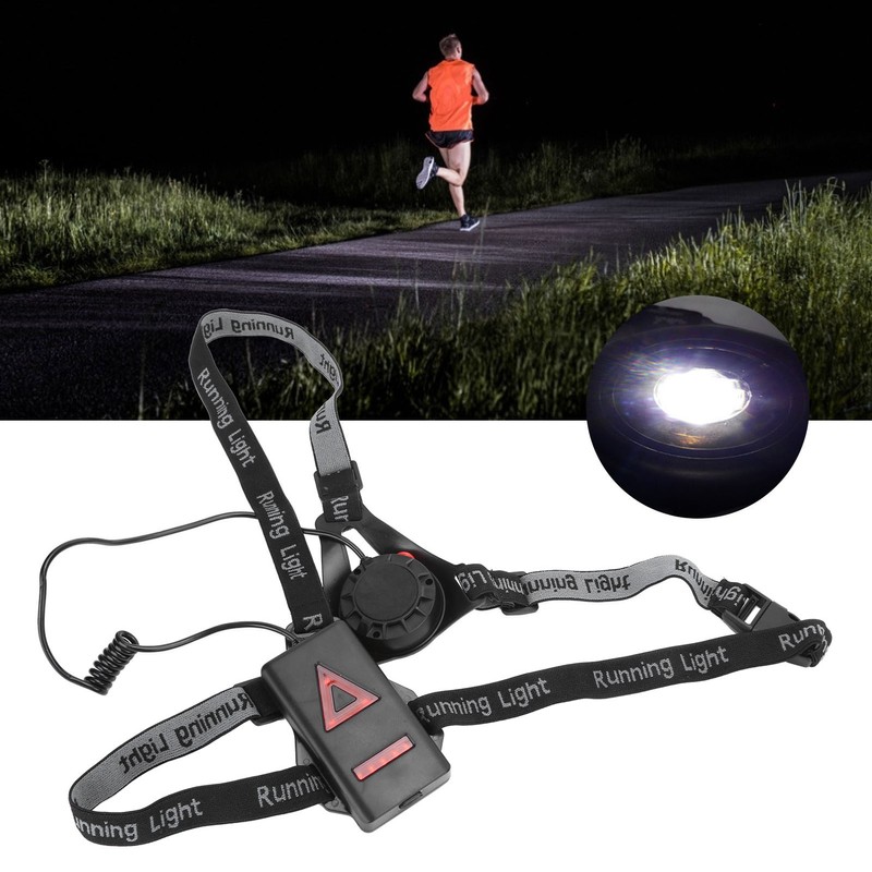 LED Night Running Light Waterproof Chest Lamp Safety Warning Light