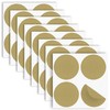 Anti Collision Stickers 32 Circles Vinyl Stickers Gold Shockproof Humans