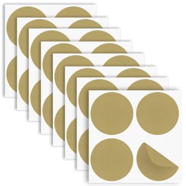 Anti Collision Stickers 32 Circles Vinyl Stickers Gold Shockproof Humans Birds Window Shop Window 5.5cm Gold