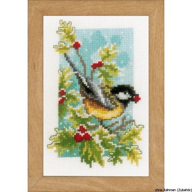 VERVACO Kit Punto Croce Contato Quattro Stagioni Set da 4 Decorativi per Pareti 8 x 12 cm Set Fai da Te Creativo Adulti Casa Decor Arte da Parete Kit per Hobby