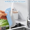 Chaoowr Small Squeegee, Flexible Rubber Car Window Squeegee, Mini Squeegee