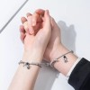 THE9SHOP 4 Pcs Pareja Iman Astronauta Atracción Pulseras Y Collares