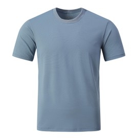 V.A.TOR 189 UNCO&BOROR Men's Athletic Quick Dry Rash Guard T-Shirt– Lightweight Moisture-Wicking Performance Tee for Running & Training,Light Orchid XXL