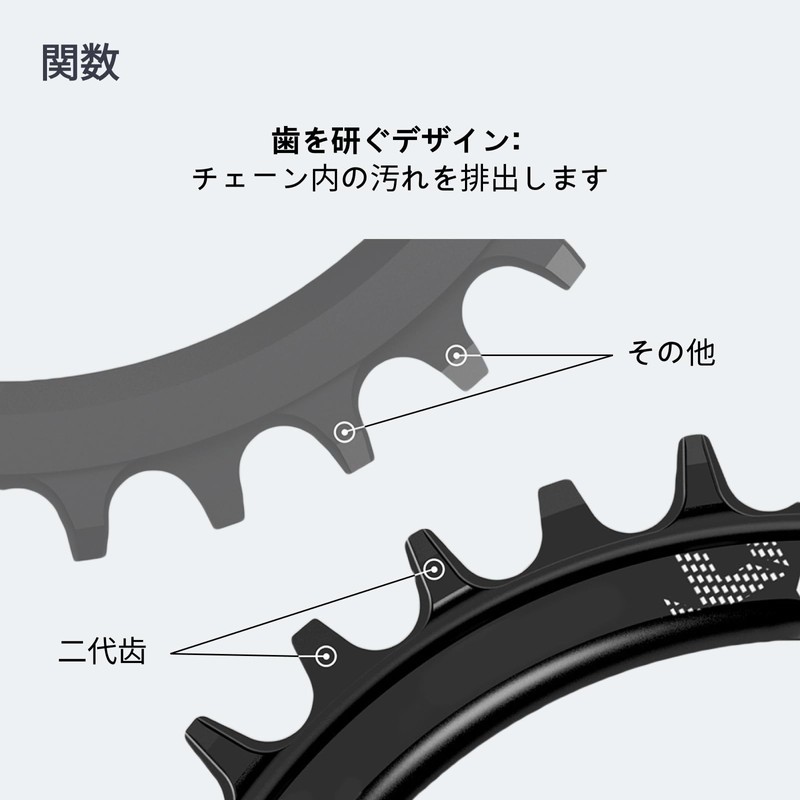 DJC Bike Chainring 130BCD 40 Teeth to 58 Teeth Round