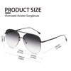 ProudDemon Rahmenlos Men's Aviator Sunglasses Women's UV400 Retro Men's Aviator