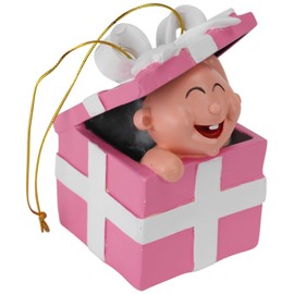 Tree Buddees Babys First Ornament - Personalizable (Pink)