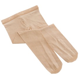 Capezio Little Girls' Ultra Shimmery Footed Tight,Caramel,S (4-6)