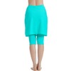 Micosuza Womens Skirted Swim Capris Sun Protective UPF 50+ Swimming