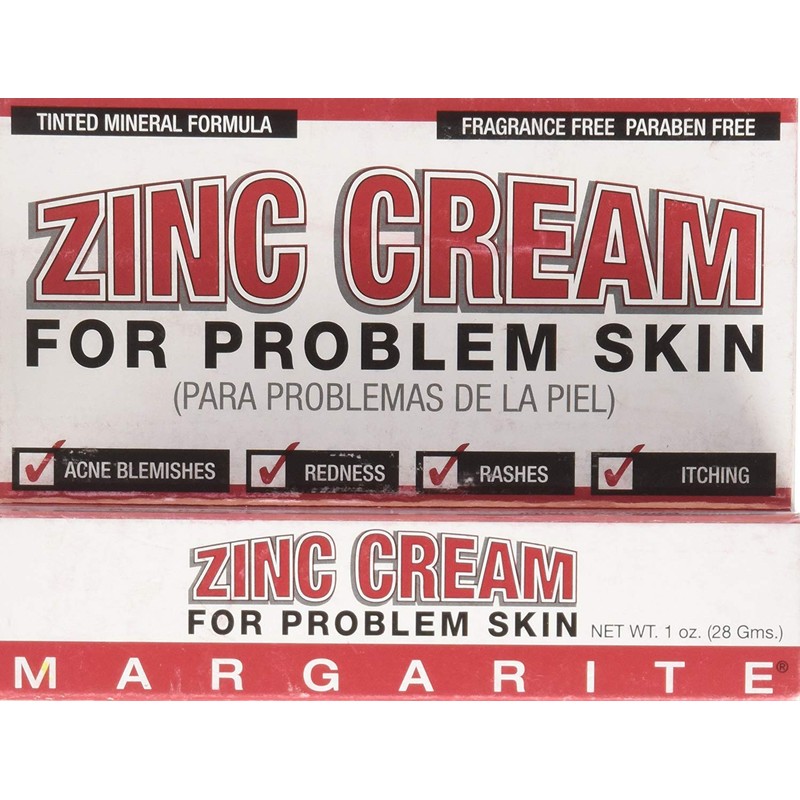 Margarite Zinc Crema 1 oz (Paquete de 2)
