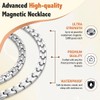 Magnetic Titanium Necklace for Women & Men, Ultra Strength Magnets