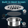 Stainless Steel Soffit Vents 4 Inch, HG Power Round Vent