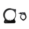 ACOLY Motorcycle Side Mount Speedometer Relocation Bracket, Mile Meter Gauge