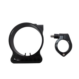 ACOLY Motorcycle Side Mount Speedometer Relocation Bracket, Mile Meter Gauge Housing Cover for Harley Sportster XL 883 1200 1995-2013 (Black)