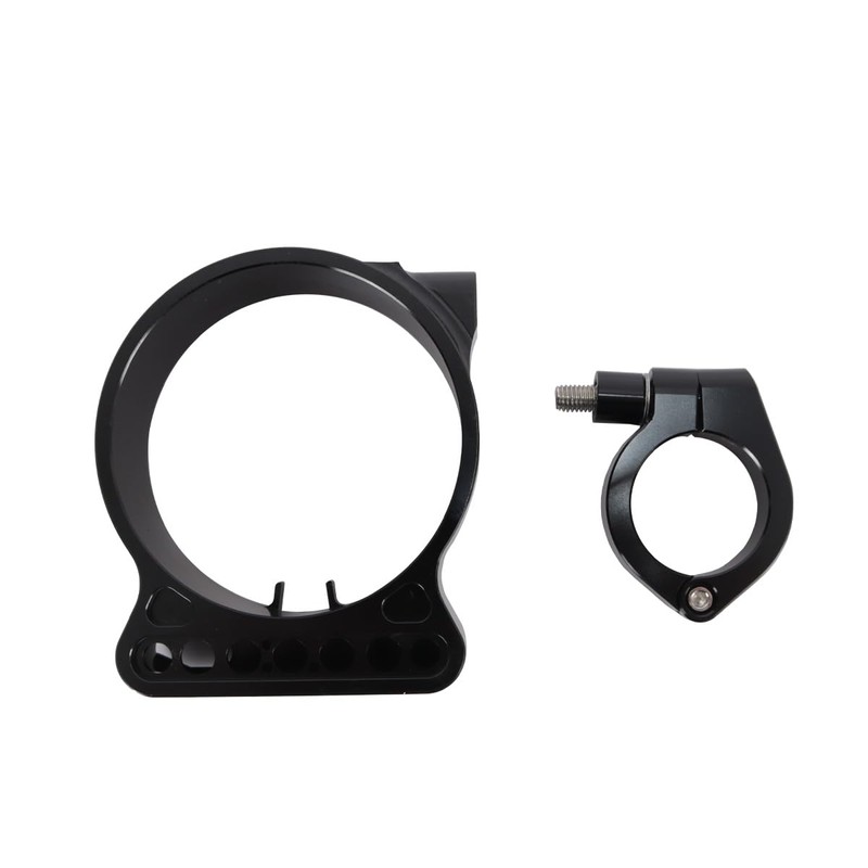 ACOLY Motorcycle Side Mount Speedometer Relocation Bracket, Mile Meter Gauge