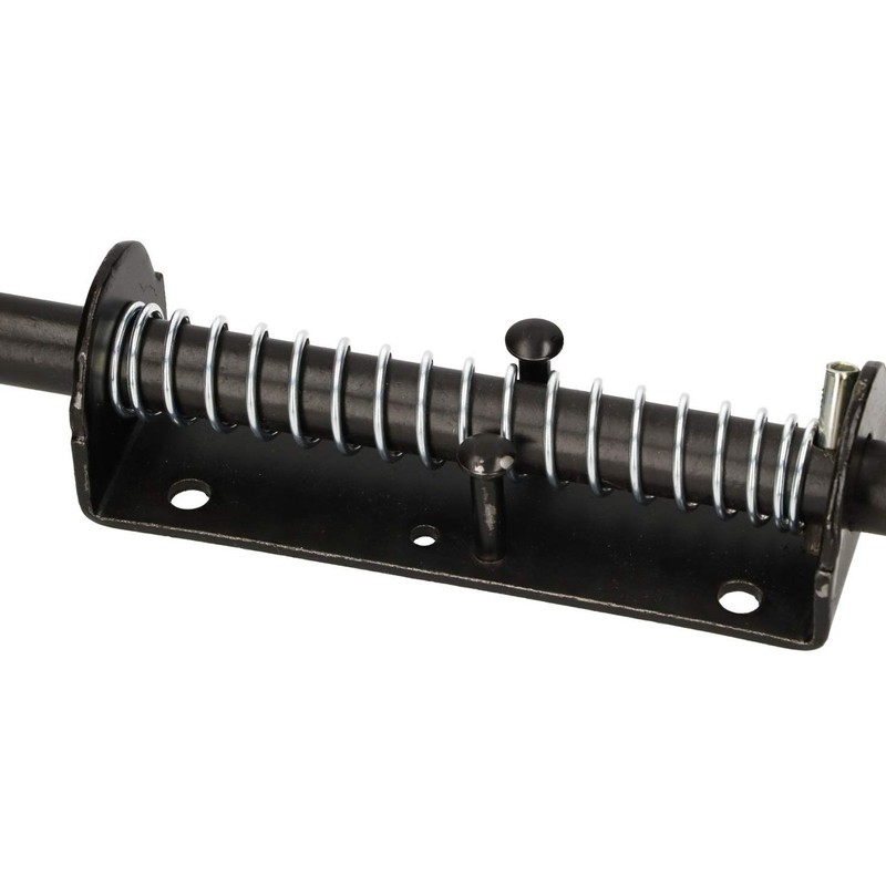 KOTARBAU Spring Latch 260 mm Bolt Door Bolt Black Rustproof