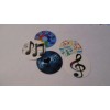 Unbranded Pre Cut One Inch Bottle Cap Image MUSICAL NOTES SAYINGS Free Shipping - photo, 15 images