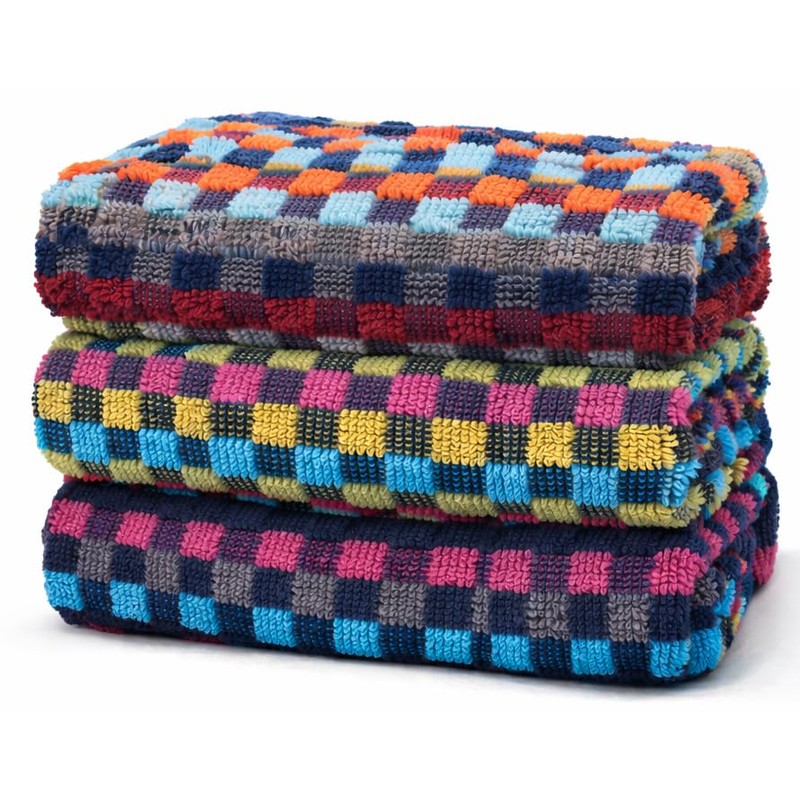 KH-Haushaltshandel Pack of 3 Terry Towel 50 x 90 cm