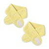 Barcogel Soft Double-Sided Face Wash Band Yellow (2) / 바코젤 부드러운 양면 세안 밴드 옐로우 2개