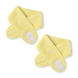 Barcogel Soft Double-Sided Face Wash Band Yellow (2) / 바코젤 부드러운 양면 세안 밴드 옐로우 2개