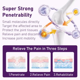 Concentrated Joint & Bone Care Gel for Back Neck Feet Hands, Moisturizing Hydrating Skin Support Cream, Daily Muscle Comfort Topical Gel 150ml