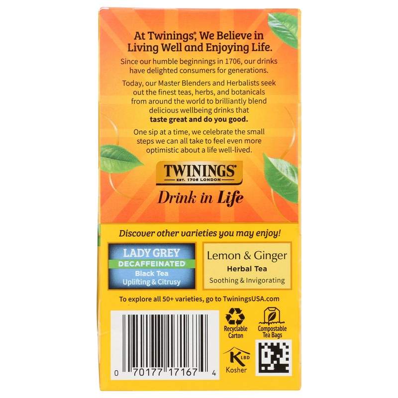 Twinings Earl Grey Decaf Tea, 20 Count