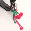 BVGA Cherry Bag Charms Keychain Cute Cherry Paracord Purse Charms