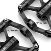 Road/Mountain Bike Pedals - 3 Bearings Bicycle Pedals with Reflectors
