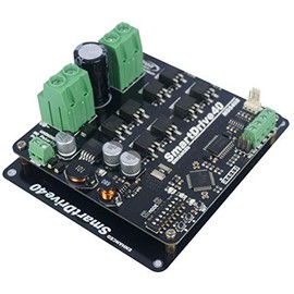 Cytron 40A Bi-Directional Smart Single Channel DC Motor Driver Controller, 10V - 45V, 80A Peak, RC Input, PWM Input, Analog Input