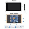 7inch Capacitive Touch Display Kit Compatible with RPi Zero 2W/Pi