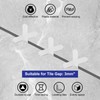 sourcing map 600Pcs Tile Spacers, 3mm 1/8" Cross Shape Wall