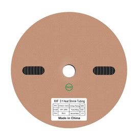 XHF 3/16 Inch(4.8mm) 82 Ft XHF 3:1 Waterproof Heat Shrink Tubing Roll Marine Grade Adhesive Lined Heat Shrink Tube, Insulation Sealing Oil-Proof Wear-Resistant Black